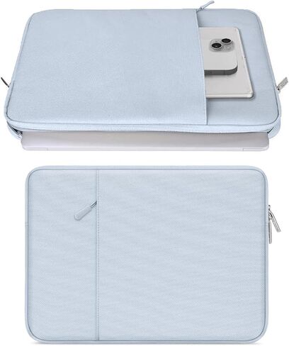 13 inch Laptop Sleeve Case for MacBook Air M4 M3 M2 M1 (2025-2018) & MacBook Pro M2 M1 (2025-2016), Vertical Polyester Computer Sleeve Bag with Pocket, Navy Blue in Saudi Arabia