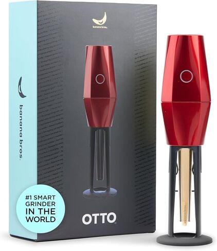 Electric Smart Herb and Spice Grinder - Gold OTTO by Banana Bros with Carrying Case and Pollen Catcher in Saudi Arabia