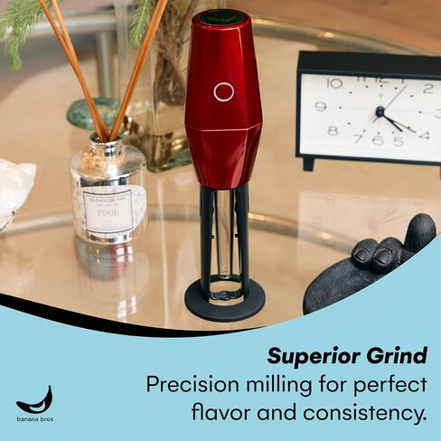 Electric Smart Herb and Spice Grinder - Gold OTTO by Banana Bros with Carrying Case and Pollen Catcher in Saudi Arabia