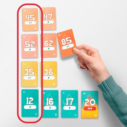 Beat The Heat Game | Family Party Card Game for Kids and Adults | Ages 8+ | 2 to 10 Players | 20 Mins. | Easy to Learn Strategy Card Games for Groups in Saudi Arabia