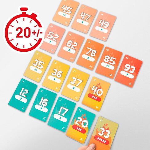 Beat The Heat Game | Family Party Card Game for Kids and Adults | Ages 8+ | 2 to 10 Players | 20 Mins. | Easy to Learn Strategy Card Games for Groups in Saudi Arabia