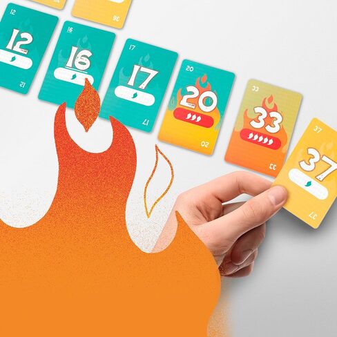 Beat The Heat Game | Family Party Card Game for Kids and Adults | Ages 8+ | 2 to 10 Players | 20 Mins. | Easy to Learn Strategy Card Games for Groups in Saudi Arabia