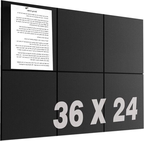 لوحة الفلين الكبيرة لجدار 36 "× 24" ، لوحة إعلانات تان الخفيفة ، 6 حزمة من البلاط الجدران مع 30 دبابيس ملونة ، لوحات من المكتب ، المدرسة ، المنزل in Kuwait