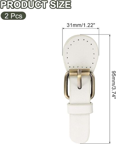 uxcell 2 Pcs Leather Snap Buckles Snap Button Closure, Magnetic Snaps for Purses and Totes, Sew on Leather Closure Fasteners for Wallet Bags Making Supplies DIY Craft, Black in Saudi Arabia