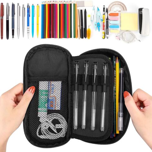 VOL&BASS Monster Truck Large Pencil Case For Girls Boys,Big Capacity Pencil Pouch Pen Bag With Flip Top Zipper,Back To School Supplies Pen Holder Box Organizer Office Student in Saudi Arabia