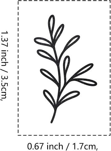Rosemary Branch Rubber Stamp, 1.3inch Stamp for Scrapbooking Card Making Crafting in Saudi Arabia