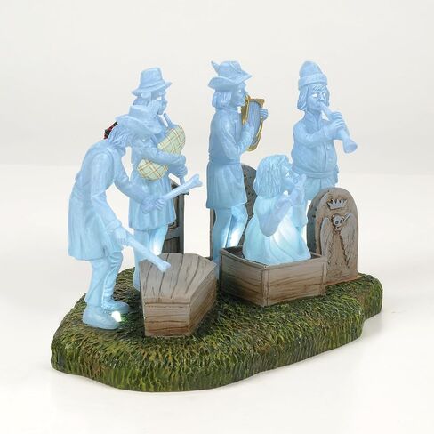 Department 56 Snow Village Halloween Accessories Disney the Haunted Mansion the Phantom Five Lit Fusurine ، 3.75 Int ، Multicolor in Saudi Arabia