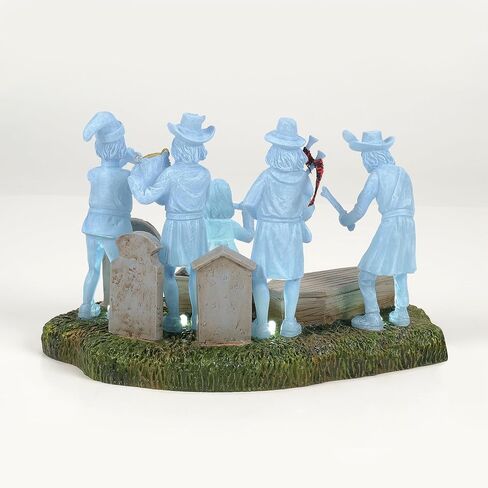 Department 56 Snow Village Halloween Accessories Disney the Haunted Mansion the Phantom Five Lit Fusurine ، 3.75 Int ، Multicolor in Saudi Arabia