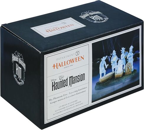 Department 56 Snow Village Halloween Accessories Disney the Haunted Mansion the Phantom Five Lit Fusurine ، 3.75 Int ، Multicolor in Saudi Arabia