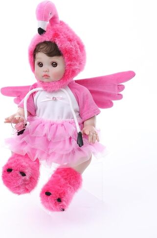 Baby Dolls, 18inch Large Realistic Cute Soft Body Baby Doll Real Life Baby Dolls with Accessories for 3+ Year Old Girls Gifts, Pretend Play, Collection, Love Slogan Design in Saudi Arabia