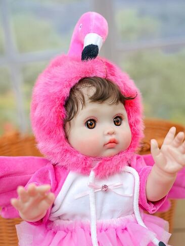 Baby Dolls, 18inch Large Realistic Cute Soft Body Baby Doll Real Life Baby Dolls with Accessories for 3+ Year Old Girls Gifts, Pretend Play, Collection, Love Slogan Design in Saudi Arabia