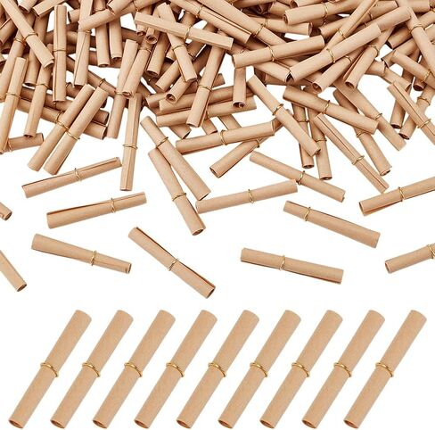 OLYCRAFT Mini Paper Scrolls for Writing Mini Writable Paper Scrolls Vintage Message Scrolls for Wishing Bottles Present Decor in Saudi Arabia