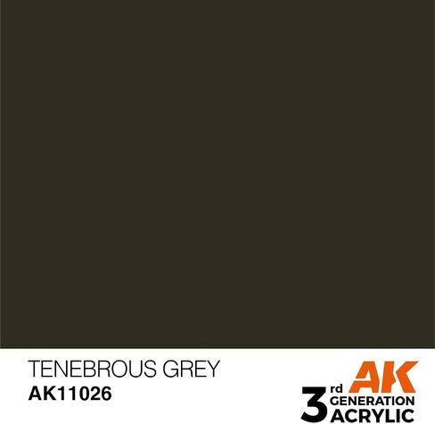 AK Interactive 3rd Gen Acrylic Tenebrous Grey 17ml in Saudi Arabia