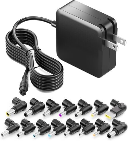 Belker 90w Universal Laptop Charger AC Adapter for Hp Dell Toshiba IBM Lenovo Acer Asus Samsung Sony Fujitsu Gateway Notebook Ultrabook with 5V 2.4A Fast Charging USB Port in Saudi Arabia
