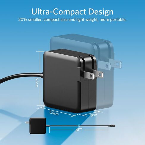 Belker 90w Universal Laptop Charger AC Adapter for Hp Dell Toshiba IBM Lenovo Acer Asus Samsung Sony Fujitsu Gateway Notebook Ultrabook with 5V 2.4A Fast Charging USB Port in Saudi Arabia