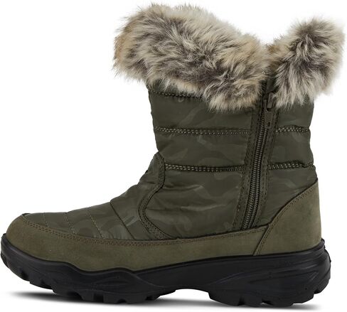 Spring Step Flexus Korine Nylon Boots for Women - Waterproof Camo Print Design Boots - Women's Snow Boots for Outdoor and Work Black EU 39 / US 8.5 in Saudi Arabia