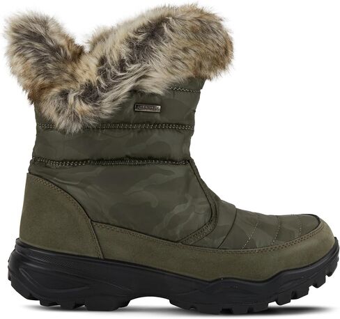 Spring Step Flexus Korine Nylon Boots for Women - Waterproof Camo Print Design Boots - Women's Snow Boots for Outdoor and Work Black EU 39 / US 8.5 in Saudi Arabia