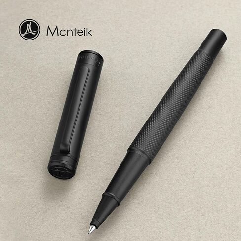 Silver Rollerball Pen, Stunning Luxury Pen with Mesh Texture Design, Bright Silver Chrome Finish, Schmidt refill, Nice Gift Set for Men & Women, Executive, Office, Graduation, Fancy Pens in Saudi Arabia