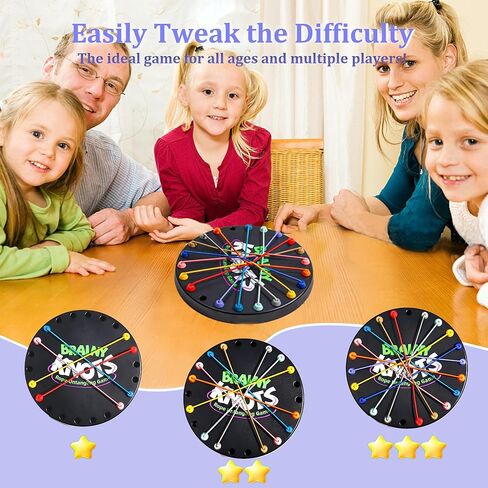 Brainy Brainy Brope Rope Undaggling Game - ألعاب ألغاز ممتعة للأطفال والكبار! سلسلة الإستراتيجية التعليمية المحمولة لعبة لتدريب مهارات الدماغ والانعكاس in Kuwait