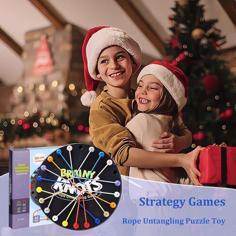 Brainy Brainy Brope Rope Undaggling Game - ألعاب ألغاز ممتعة للأطفال والكبار! سلسلة الإستراتيجية التعليمية المحمولة لعبة لتدريب مهارات الدماغ والانعكاس in Kuwait