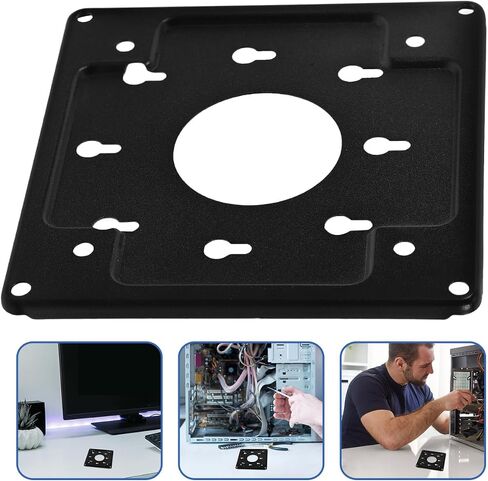 1SET MINI PC BRACKET ، شاشات نظام محول Monitors مع اللولب ، فاصل حامل عالمي لشاشة الكمبيوتر المحمول استخدام جدار مكتب توفير الفضاء in Saudi Arabia