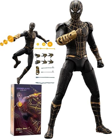 Iron Spider Action Figures 7inch 1/10 Scale All Joints Movable Superhero 2.0 Series Exquisite Collection Toy in Saudi Arabia