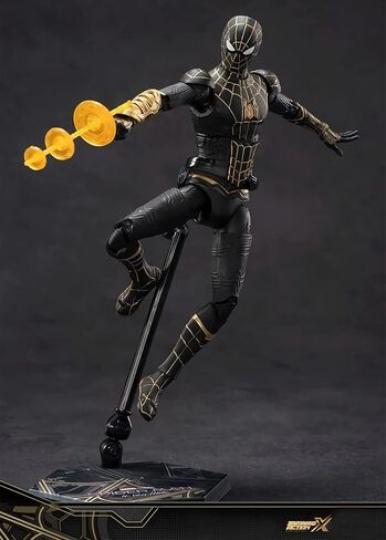Iron Spider Action Figures 7inch 1/10 Scale All Joints Movable Superhero 2.0 Series Exquisite Collection Toy in Saudi Arabia