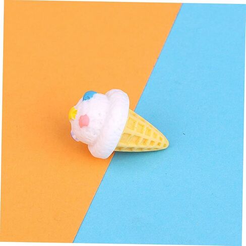 15Pcs Assorted Color Artificial Ice Cream Cone Props - Realistic Fake Ice Cream Models for Home Decoration Photography and Play in Saudi Arabia