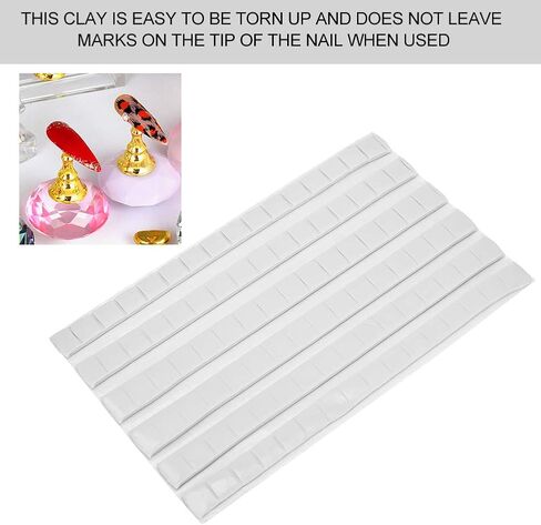 Zjchao Nail Nail Art Glue ، فن الأظافر غراء الطين نصائح الأظافر عرض الوقوف الطين in Saudi Arabia