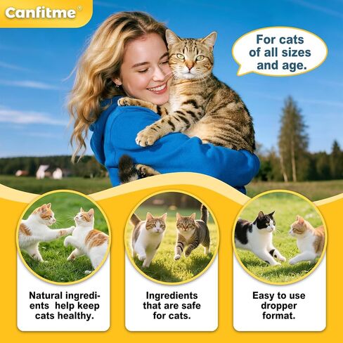 Antibitics for Cats, Cat Antibitics for Infection, Natural Antibitic Pet Supplements, Supports Allergy Itch,Cough Relief,Immune Support -Proper for All Ages & Breeds-Bacon Flavor in Saudi Arabia