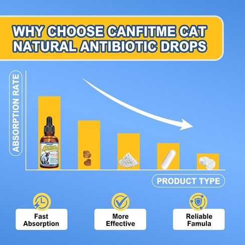 Antibitics for Cats, Cat Antibitics for Infection, Natural Antibitic Pet Supplements, Supports Allergy Itch,Cough Relief,Immune Support -Proper for All Ages & Breeds-Bacon Flavor in Saudi Arabia