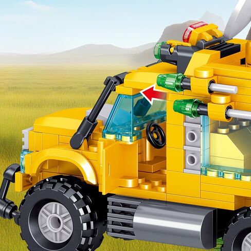 546 Pcs Dinosaurs Building Blocks Set, Dinosaur Toys for Age 6+Years,Dinosaur Park World, Construction Dino Birthday Gifts for Boys in Saudi Arabia
