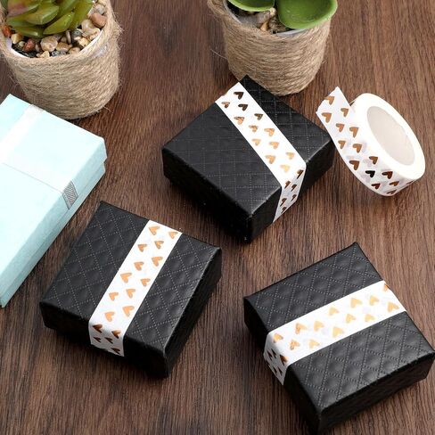 2pcs شريط قلب رقائق washi ، الحب أشرطة القلوب القلوب الشريط زخرفة الأشرطة الزخرفية لسكروكينغ DIY الحرف الديكور البرونزية in Saudi Arabia