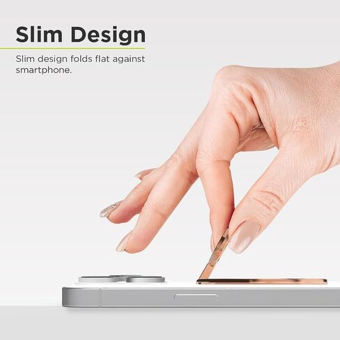 PureGear Magnetic Phone Grip, Magnetic Phone Ring Stand, Magnetic Phone Ring Holder for MagSafe iPhone 14, 14 Plus, 14 Pro Max, 13, 13 Pro, 13 Mini, 13 Pro Max, 12, Adjustable Kickstand (Gold) in Saudi Arabia