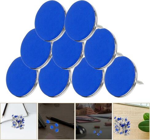 عاكس Thumbtacks 50pcs علامات Trame Trail High Flow للتخييم على المشي لمسافات طويلة في الهواء الطلق دبابيس دفع رأس مسطح in Saudi Arabia