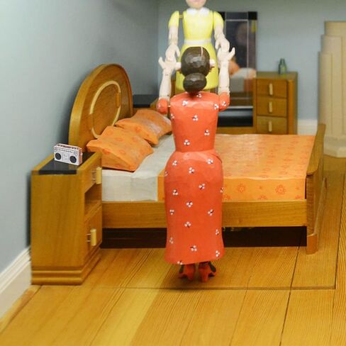 Miniature Doll House Retro Home Appliances, Mini Simulated Retro Radio Model Vintage Small Radio Photography Prop Dollhouse Furniture Accessories Decor B in Saudi Arabia