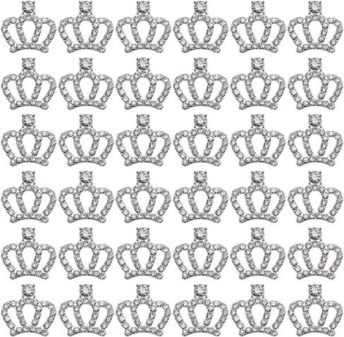ديكوزميتيك 50pcs تيجان حجر الراين للحرف اليدوية 16x17x3mm صغيرة التاج راتنج راتنجات الراتينستون إكسسوارات البلورة in Saudi Arabia