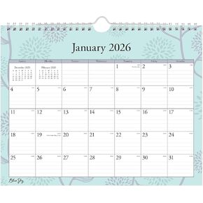 2026 Blue Sky Monthly Wall Calendar ، 11 "× 8-3/4" ، Rue du Flore ، من يناير إلى ديسمبر ، 101613 in Kuwait