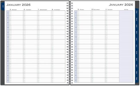 2026 Blue Sky Weekly/Monthly Planner ، 8-1/2 "× 11" ، مقاطع/فحم ، من يناير إلى ديسمبر ، 149061 in Saudi Arabia