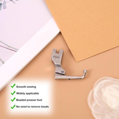 P369 Foot و Bead Presser Foot ، مضادات الزفاف مضادة للزفاف ، ملحقات آلة خياطة Foot Foot لـ Juki وعلامات تجارية أخرى إبرة Lockstitch in Saudi Arabia