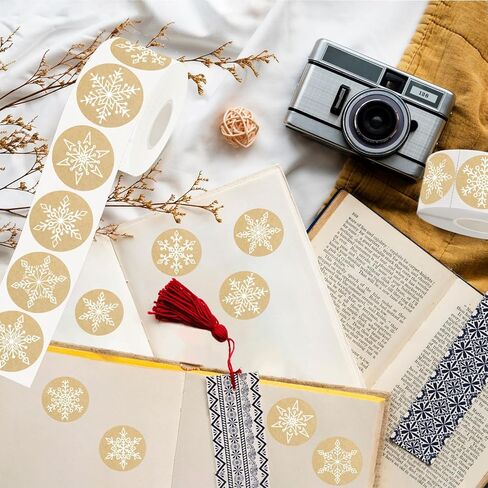 starboling 330pcs ملصقات عيد الميلاد اللامعة ، شارات ندفة الثلج الفضية ، ملصقات لاصقة ذاتية لبطاقات العطلات تغليف الديكور in Saudi Arabia