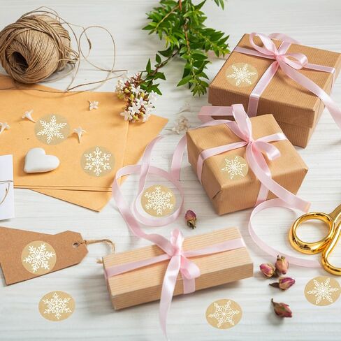 starboling 330pcs ملصقات عيد الميلاد اللامعة ، شارات ندفة الثلج الفضية ، ملصقات لاصقة ذاتية لبطاقات العطلات تغليف الديكور in Saudi Arabia