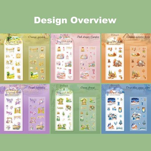 60pcs مجموعة ملصقات صناعية عتيقة ، ملصقات الورق المطلية مع التروس الصدئة والمفاتيح والإطارات والفراشات لخلاصات الكتب ، اليومية ، وحرف DIY in Kuwait
