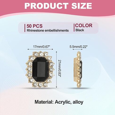 Patikil 50pcs زخارف حجر الراين ، وزر الراين الكريستالي ، السحر الفضي للأحجار الكريهة الحجرية الأزرق الداكن لصياغة صناعة المجوهرات للملابس in Kuwait