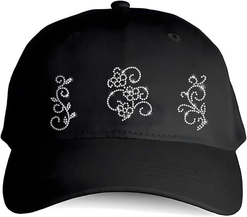 SUPERDANT 28PCS Flowers and Patterns Heat Transfer Rhinestones Bling Swirl Vines Iron On Transfers Decals DIY Crystal Hotfix Transfer Stickers Crystal for T-Shirt Clothing Bags Hats Jeans Decor Gifts in Saudi Arabia