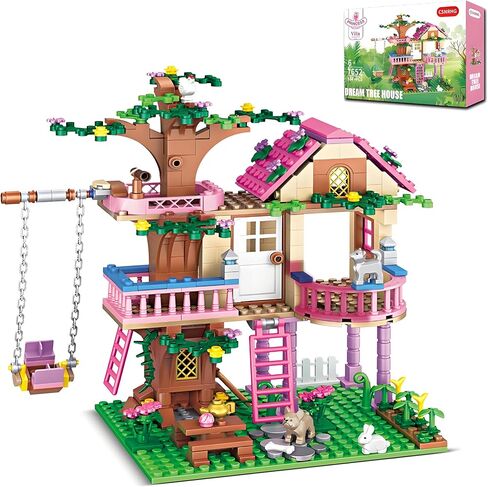Dream Tree House Building President Tet Friends Construction Toy Toy 504 Pieces Gifts for Girls Teens Kids Agees Vense 6+ in Kuwait