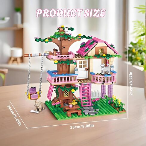 Dream Tree House Building President Tet Friends Construction Toy Toy 504 Pieces Gifts for Girls Teens Kids Agees Vense 6+ in Kuwait