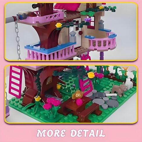 Dream Tree House Building President Tet Friends Construction Toy Toy 504 Pieces Gifts for Girls Teens Kids Agees Vense 6+ in Kuwait