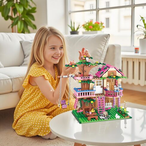 Dream Tree House Building President Tet Friends Construction Toy Toy 504 Pieces Gifts for Girls Teens Kids Agees Vense 6+ in Kuwait