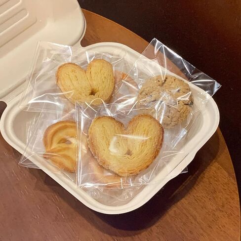 200 حزمة كيس السيلوفان الصافية للفضلات ، 6 × 9 بوصات أكياس السيلوفان ختم ذاتي ، حلوى ، علاج ، ملف تعريف الارتباط لعطاء الهدايا in Kuwait